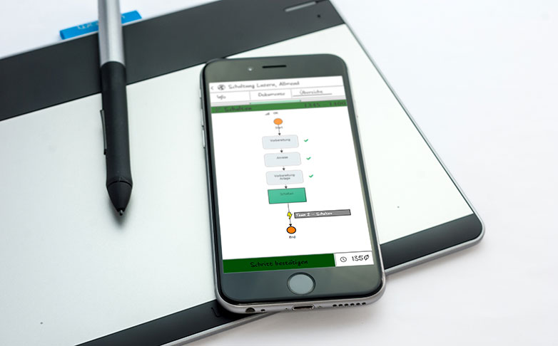 So könnte sie aussehen: Die App für die Energiewerke. @Hochschule Luzern