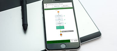 In Zukunft sollen Techniker per App Schaltungen in Energiewerken vornehmen können. @HSLU