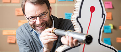 Er hat den ganzheitlichen Manager im Visier – Jan-Erik Baars, Leiter Bachelor Design Management, International. @Angel Sanchez