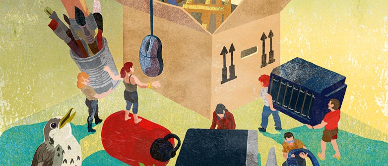 Titelillustration Magazin Hochschule Luzern Juni 2016, Ausgabe 22