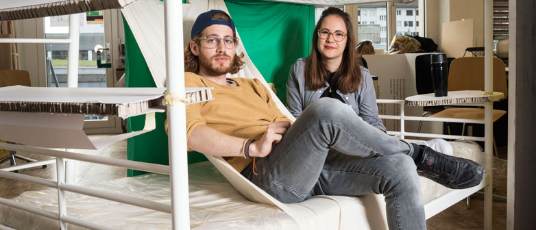 Janina Peter und David Williner mit «Shelter»