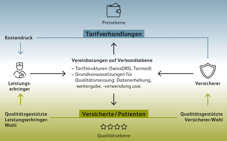 Grafik Gesundheitswesen. Rechte: Hochschule Luzern