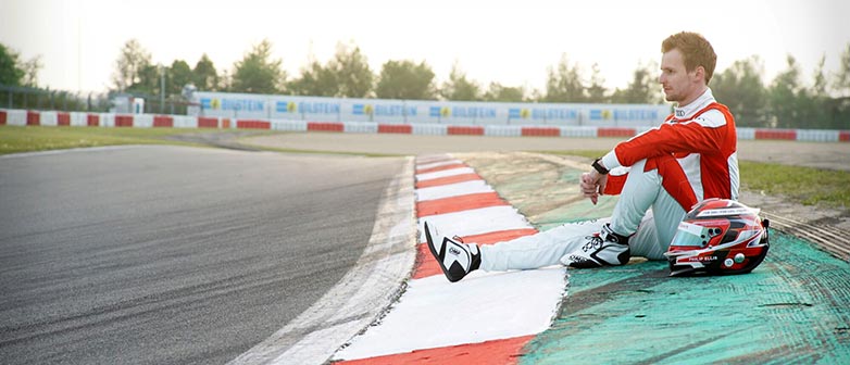 Rennfahrer und Wirtschaftsstudent Philip Ellis