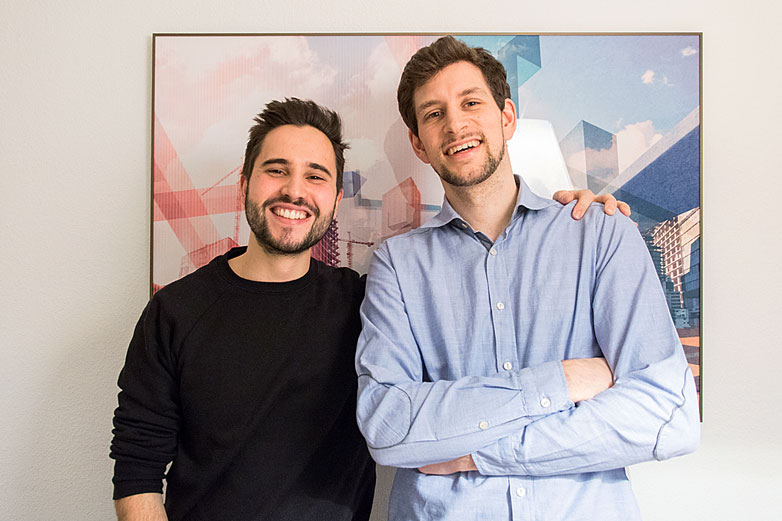 Co-Founder-Team: König und Rieder (rechts).