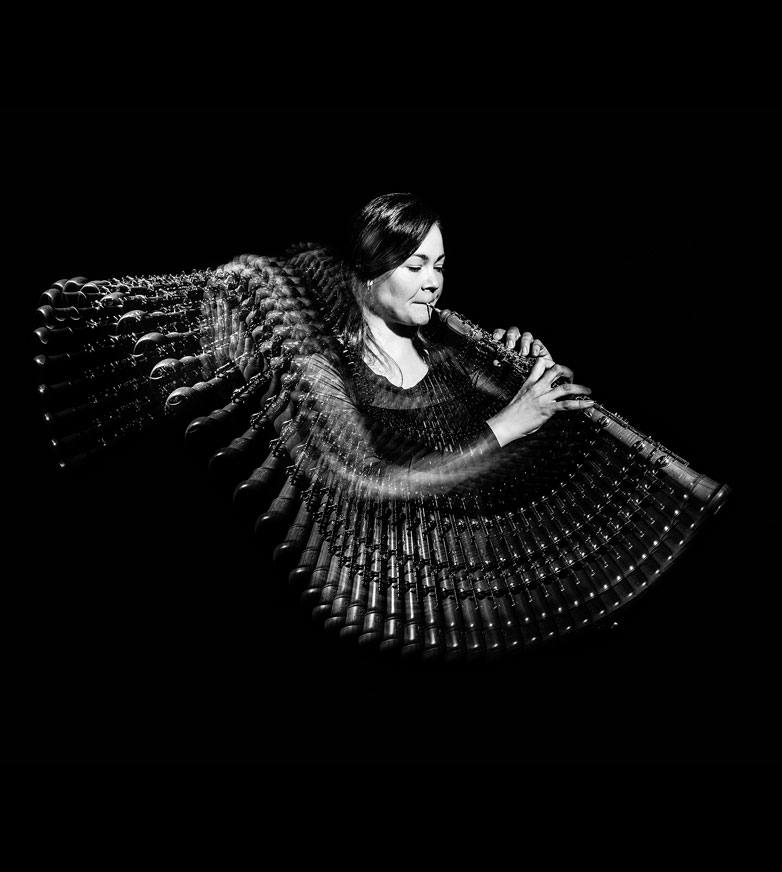 Im Kurs «Musik und Körper» lernen Studierende, den Körper auch bei repetitiven Bewegungen bewusst zu entspannen.