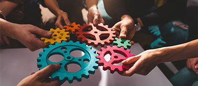 Personen mit Rädern