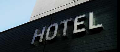 Hotel sign