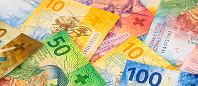 Swiss bank notes