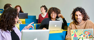 Students in a lecture hall