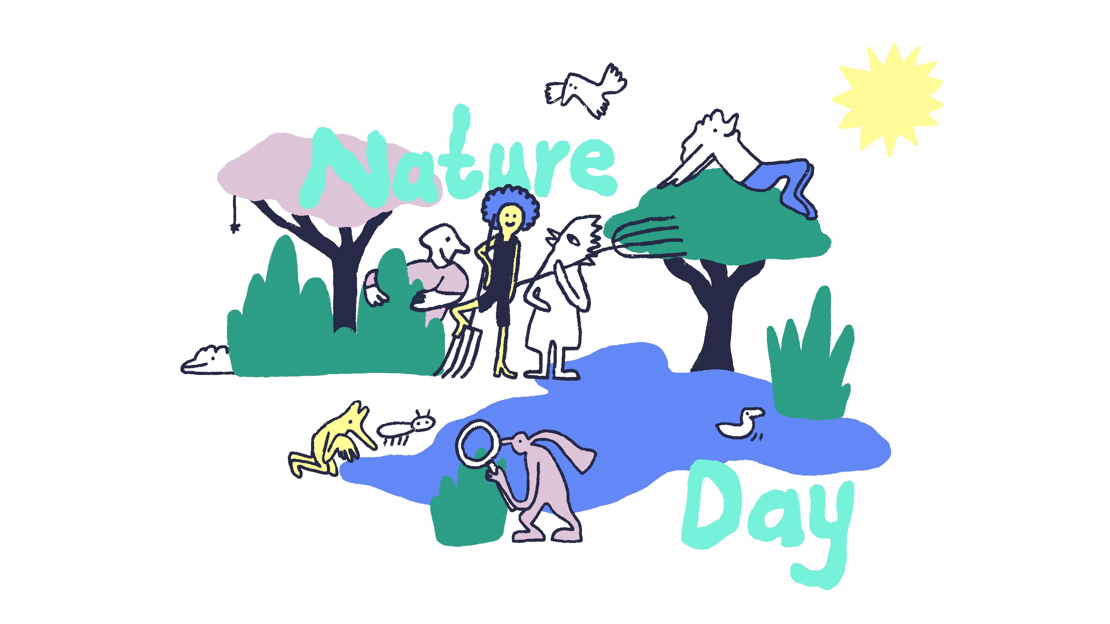 Illustration Nature Day Symbolbild