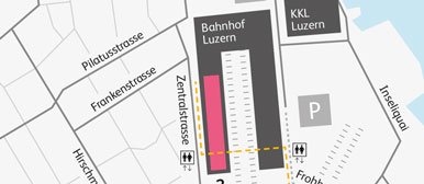 Campus Luzern Bahnhof Gebäude Zentralstrasse 9