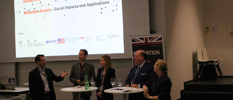 Teilnehmende Round Table des Blockchain Forums 2019