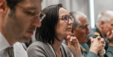 Audience in a lecture hall