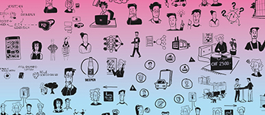 Illustration im Comicstil