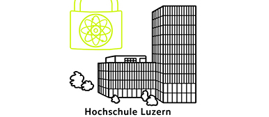 Illustration des HSLU Gebäudes in Rotkreuz