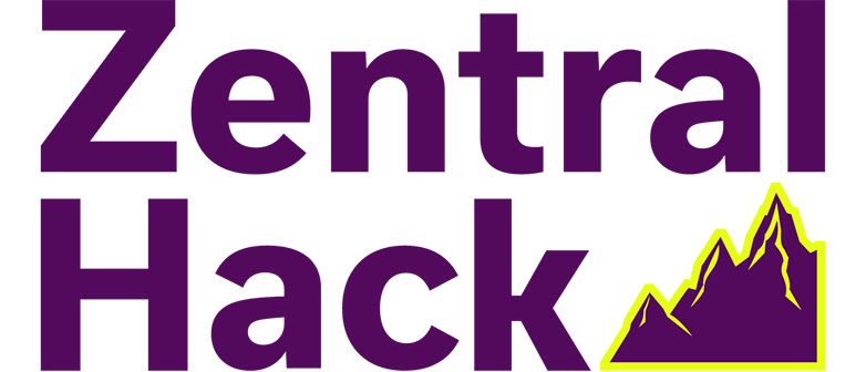 Logo Zentral Hack mit Berggrafik