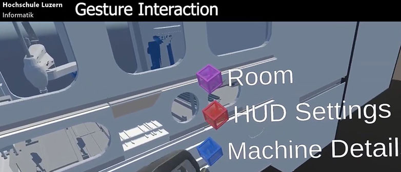 Einblick ins Projekt «Gesture Interaction»