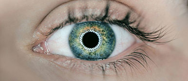 Ein Bild vom Auge eines Menschen
