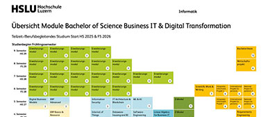 Grafik Curriculum Bachelor Business IT & Digital Transformation