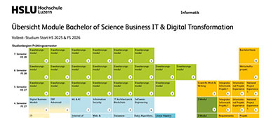 Grafik Curriculum Bachelor Business IT & Digital Transformation
