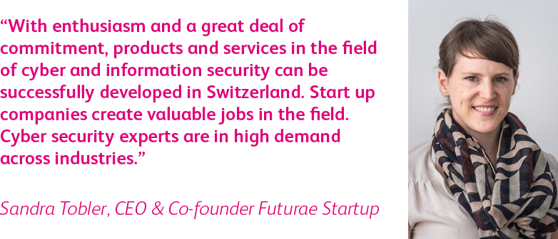 Testimonial Sandra Tobler, CEO & Co-founder Futurae Startup