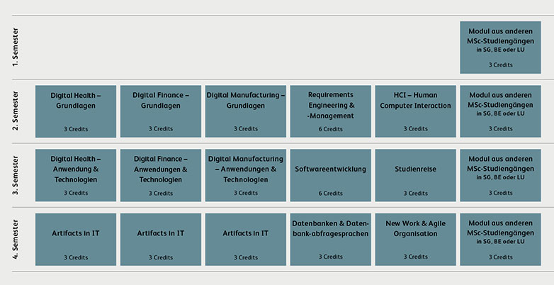 Wahlpflicht Module MSc Wirtschaftsinformatik
