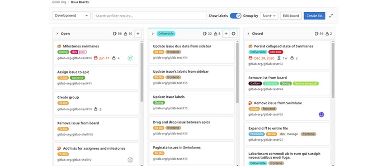 Gitlab Taskbaords Artefakte in der Softwareentwicklung | Hochschule Luzern