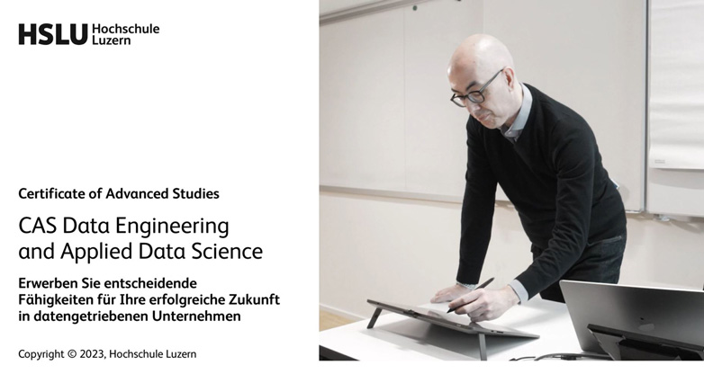 CAS Data Engineering and Applied Data Science | Hochschule Luzern