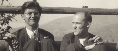 Portrait von Willy Burkhard und Fritz Indermühle