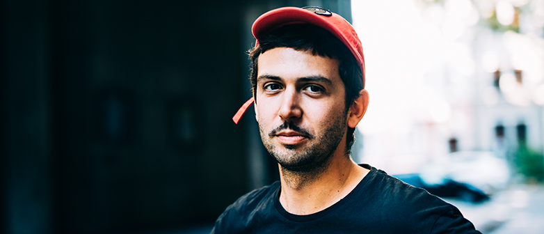 Bild Manuel Troller mit rotem cap