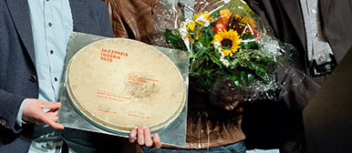 Uebergabe des Luzerner Jazzpreises in der Jazzkantine Luzern im 2012. 