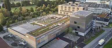 Luftaufnahme des Kampus Südpol