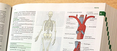Pschyrembel Klinisches Wörterbuch, aufgeklappt