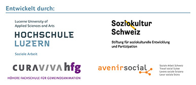 Charta Soziokulturelle Animation Logos