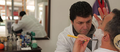 Friseursalon in Albanien