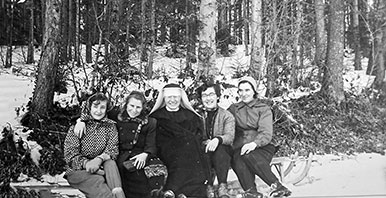 1957 Ausflug der Sozialen Frauenschule