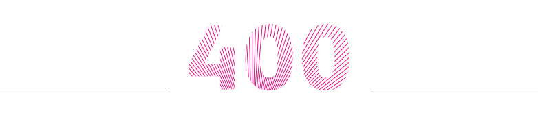 400 – Das Jubiläum in Zahlen
