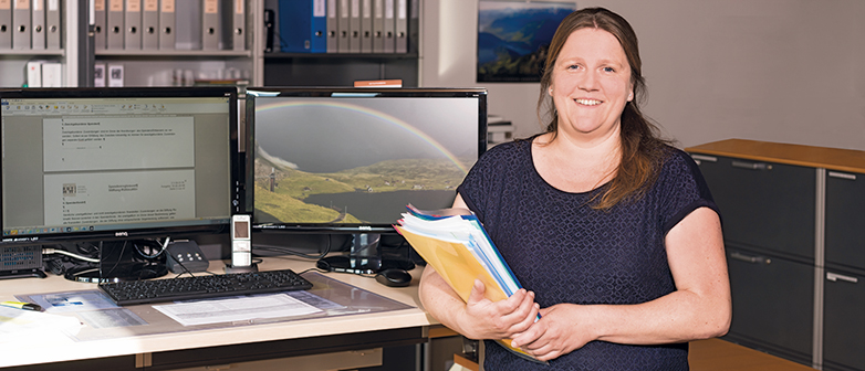 Sabine Knecht, Leiterin Finanzen/IT bei der Stiftung Rütimattli