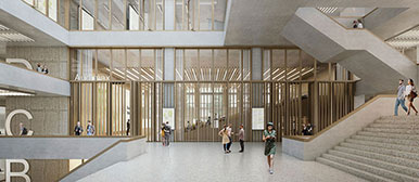 Visualisierung Campus Horw innen