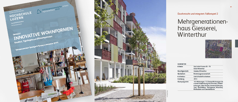 Bildcollage zur Studie Innovative Wohnformen