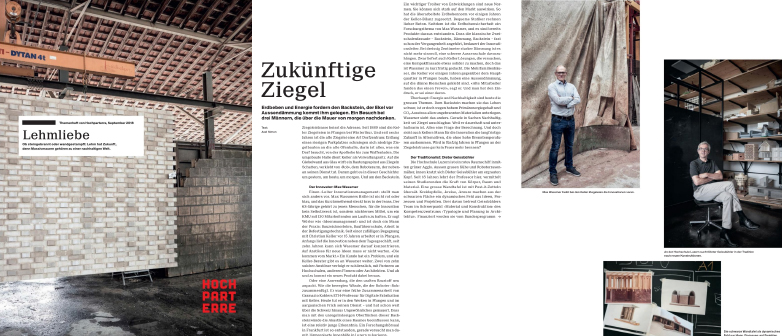 Bildcollage des Beitrags in der Zeitschrift Hochparterre