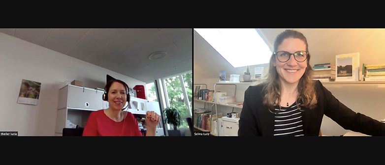 Fotocollage des Interviews