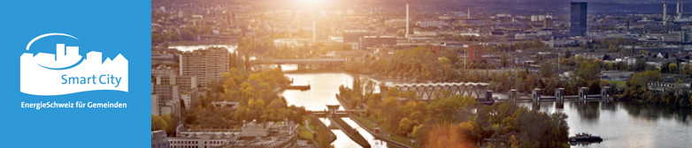 Logo Smart City EnergieSchweiz für Gemeinden
