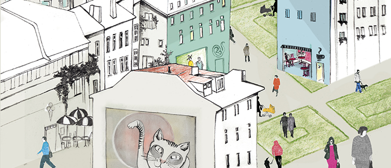Collage zum Thema Umwelt Smart Density