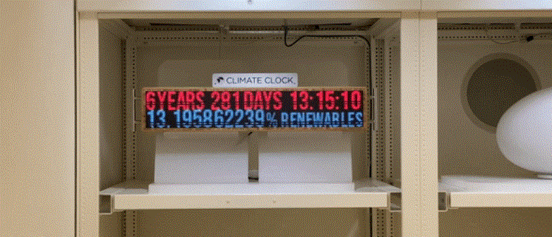 Climate Clock Real Time New Demos at the Visitorcenter | Lucerne University of Applied Sciences ...