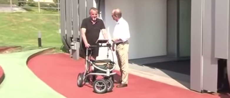 Tele 1 Bericht über den Rollator iWalkActive