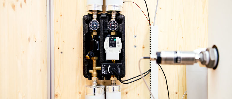 Technische Installation zur Kontrolle von Temperaturstabilität