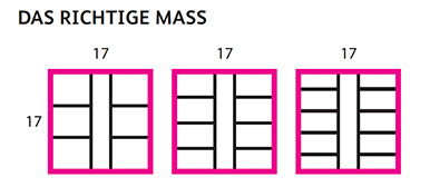 Grafik: Das richtige Mass