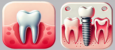 Periimplantitis Grafik Zahnimplantation