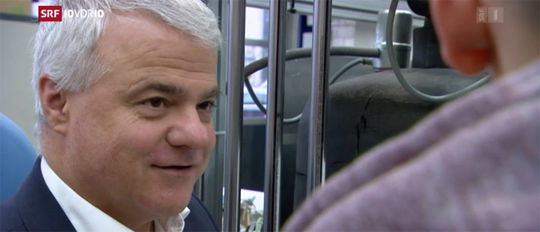 Prof. Adrian Altenburger im Beitrag von 10vor10